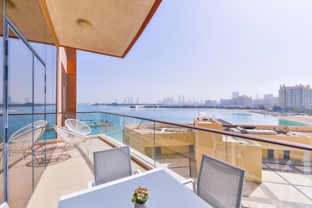 Tiara - Luxury Palm Jumeirah - Private Beach And Pool! Apartment Dubai Luaran gambar